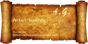 Antal Godiva névjegykártya